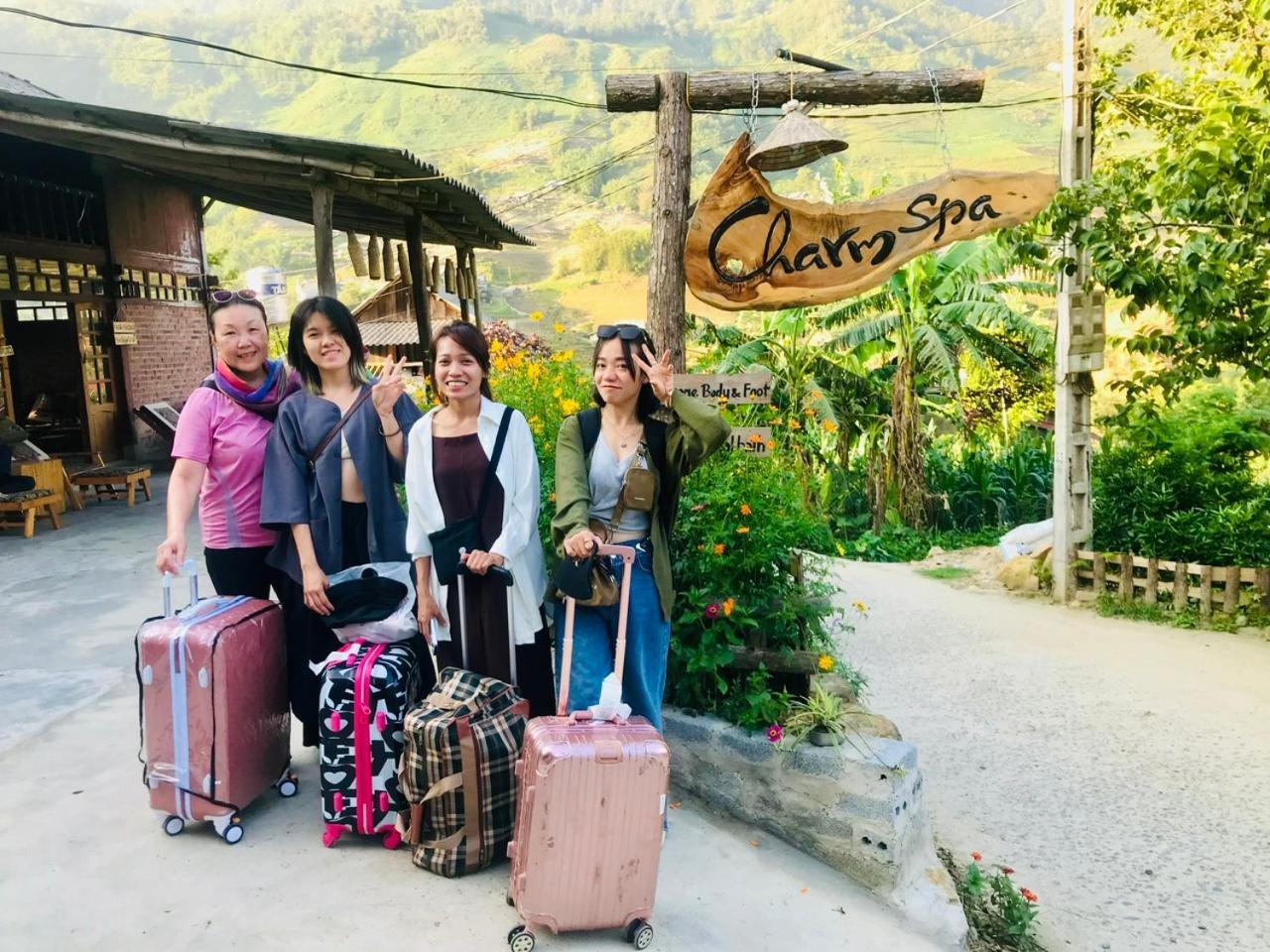 Charm Spa & Homestay Lao Tchay ภายนอก รูปภาพ