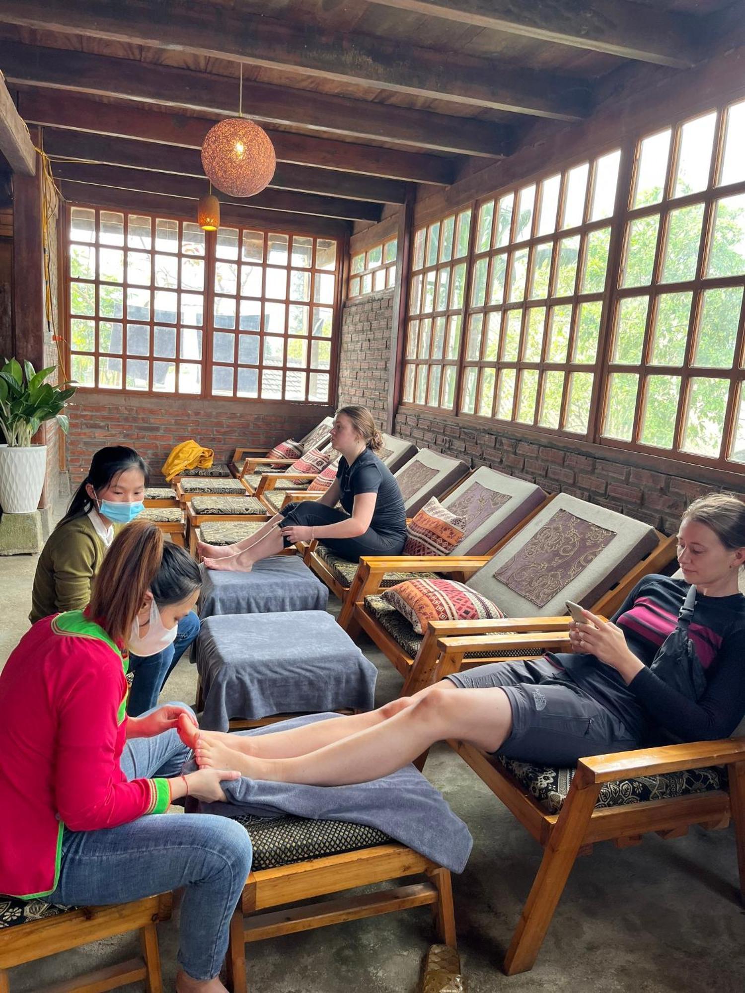 Charm Spa & Homestay Lao Tchay ภายนอก รูปภาพ