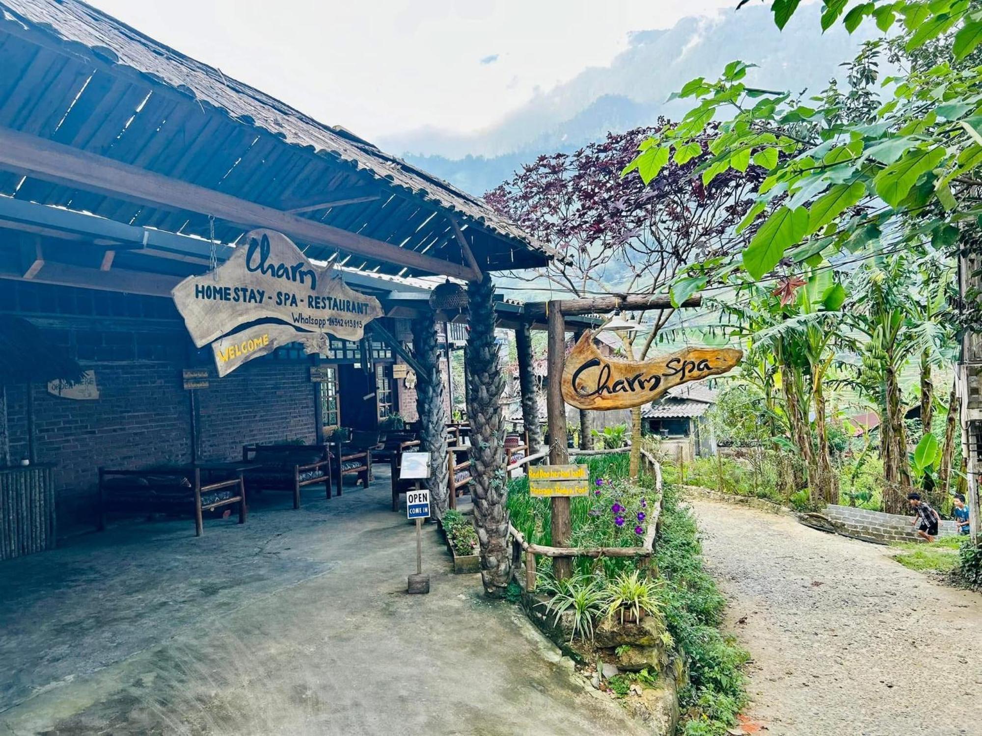 Charm Spa & Homestay Lao Tchay ภายนอก รูปภาพ